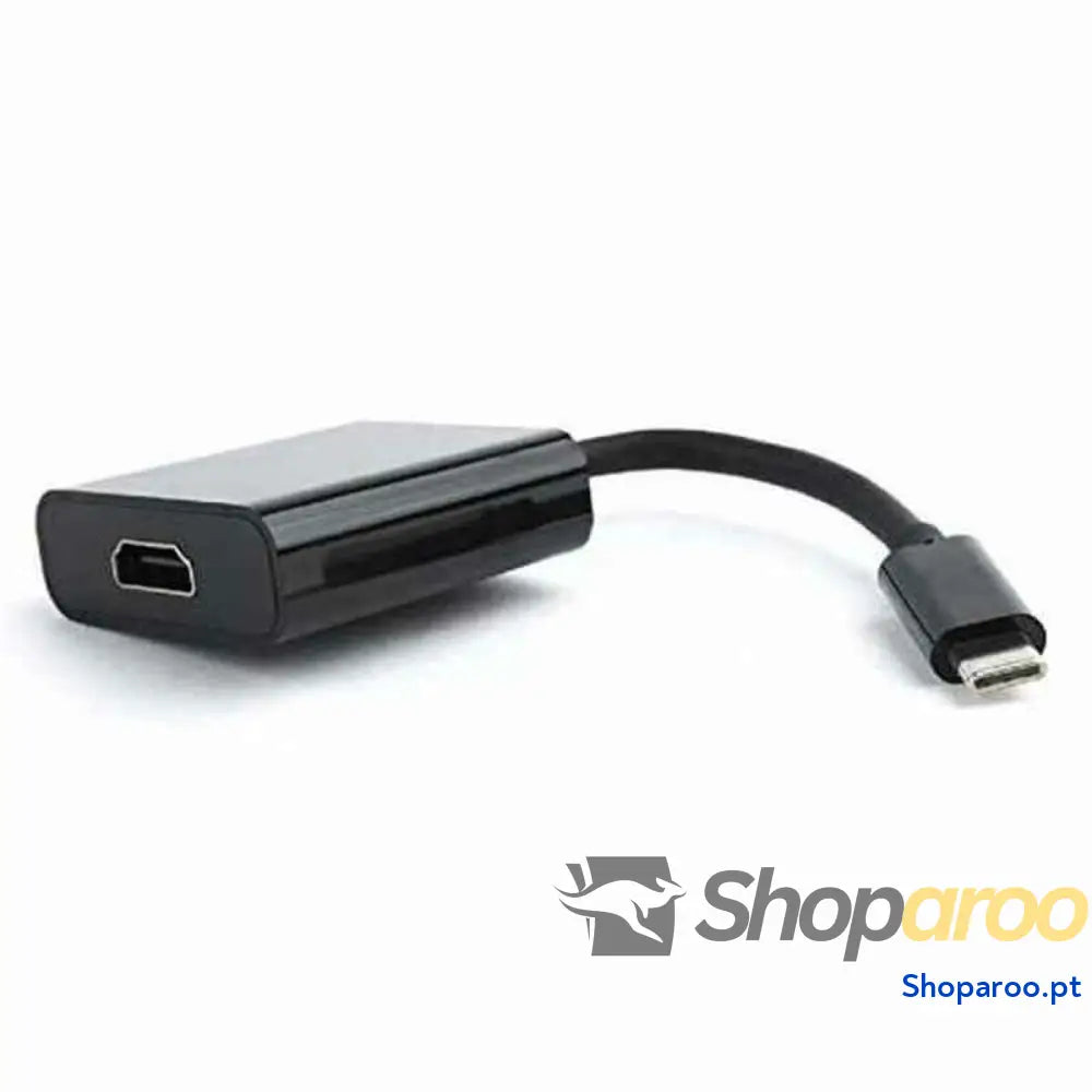 Adaptador USB C para HDMI GEMBIRD WNP-RP300-01 4K Ultra HD USB-C 3.1 Preto