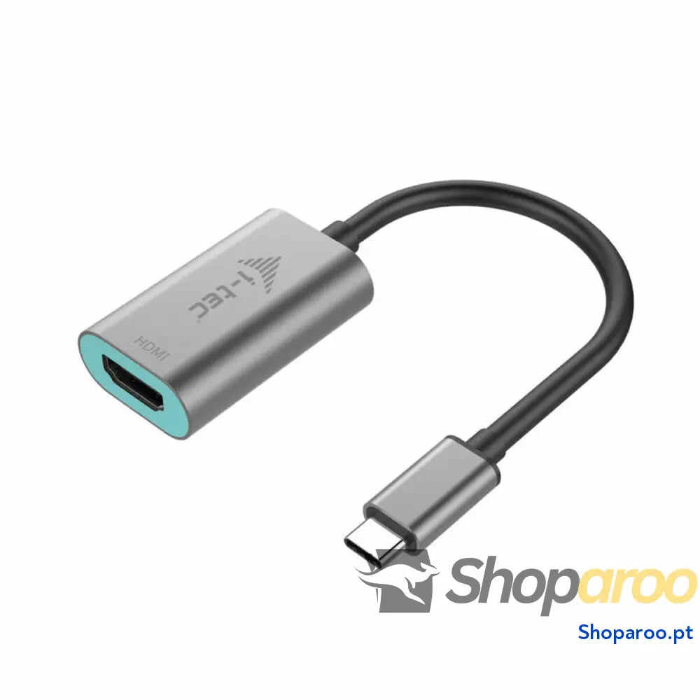 Adaptador USB C para HDMI i-Tec C31METALHDMI60HZ     Cinzento