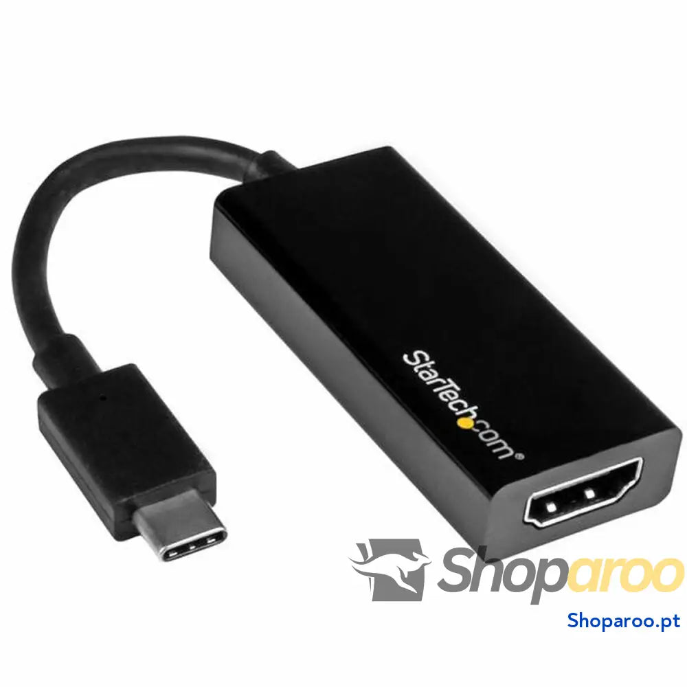 Adaptador USB C para HDMI Startech CDP2HD 4K Ultra HD Preto