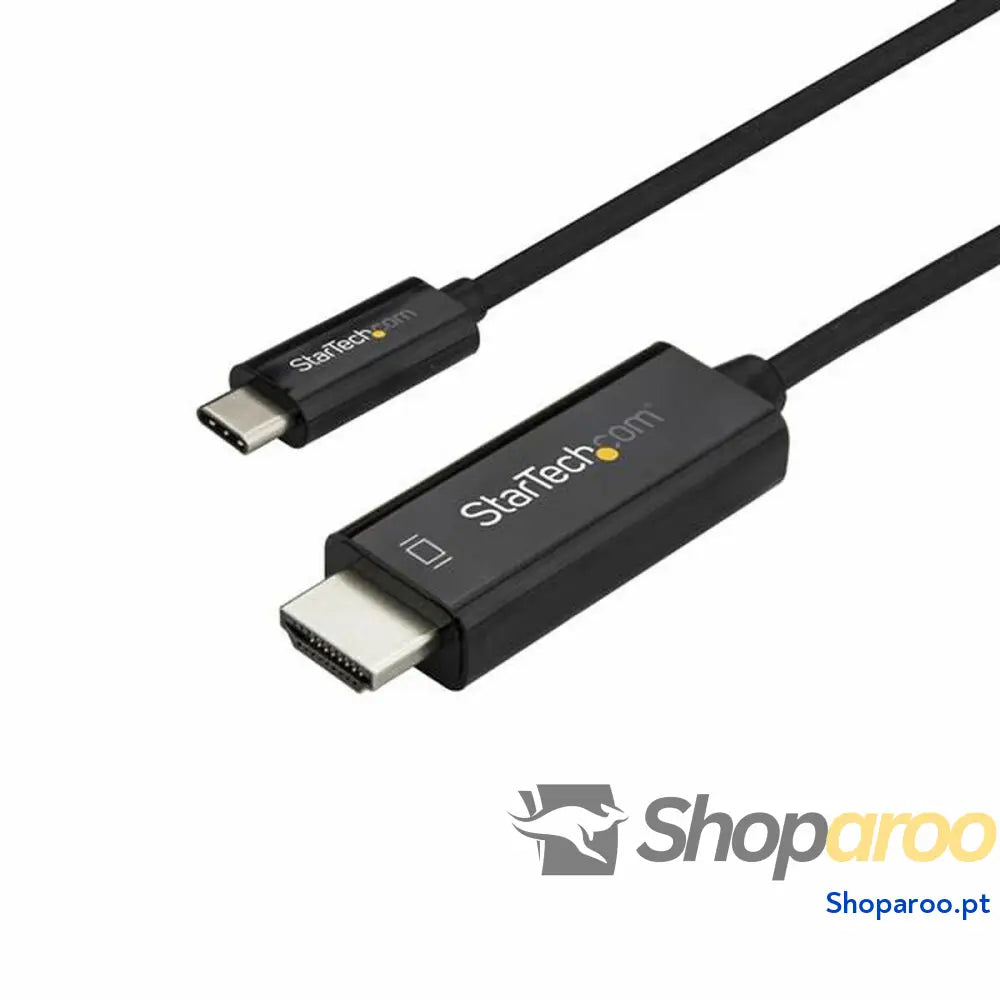 Adaptador USB C para HDMI Startech CDP2HD1MBNL          Preto 1 m