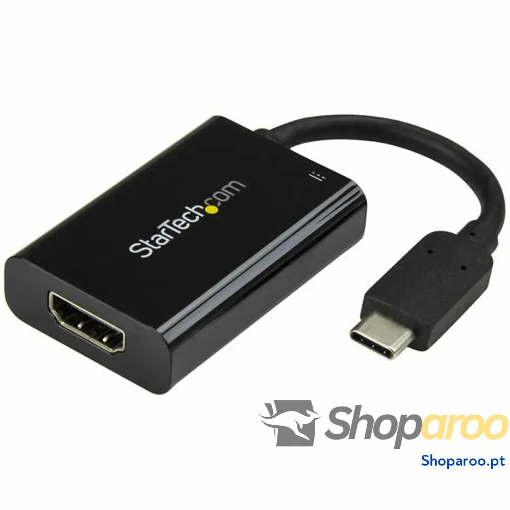 Adaptador USB C para HDMI Startech CDP2HDUCP            Preto 4K Ultra HD
