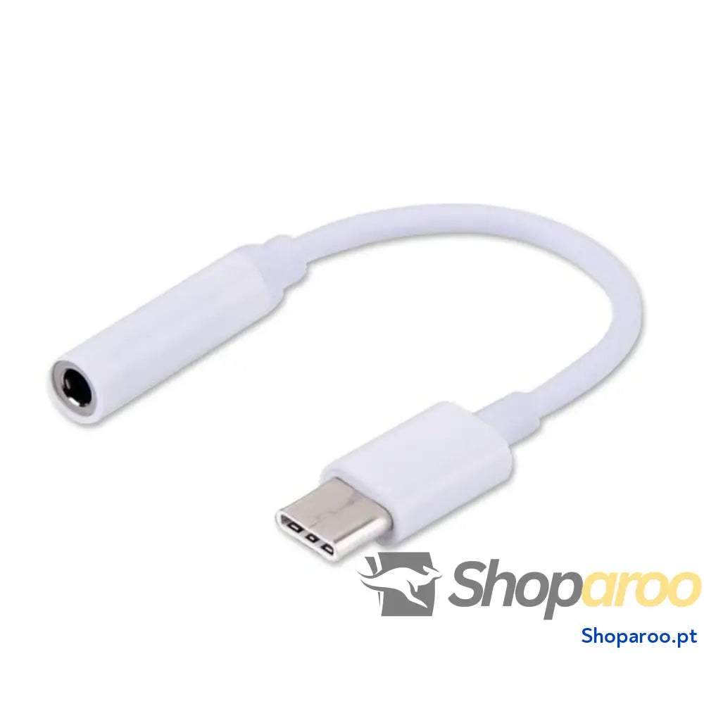Adaptador USB C para Jack 3.5 mm Savio AK-35 Branco 0,12 m