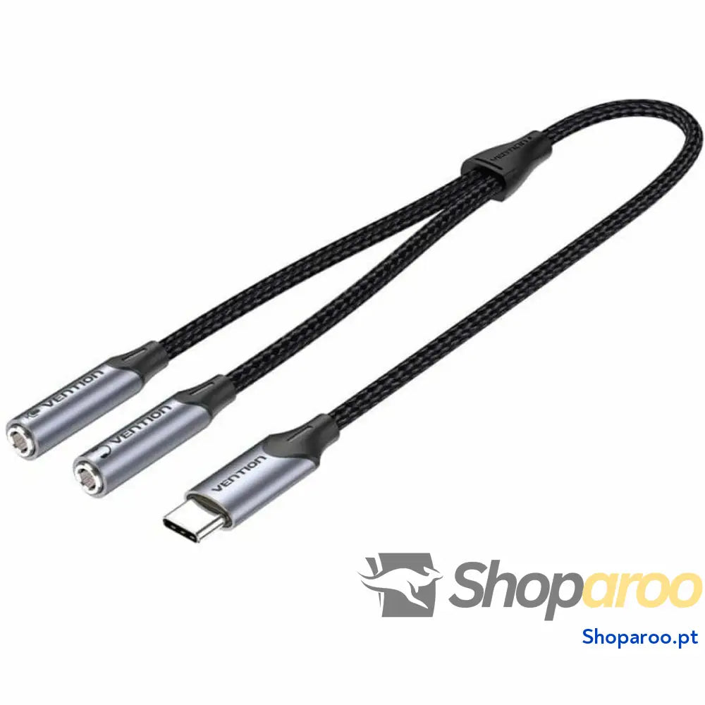 Adaptador USB-C para Jack 3.5 mm Vention BGPHY