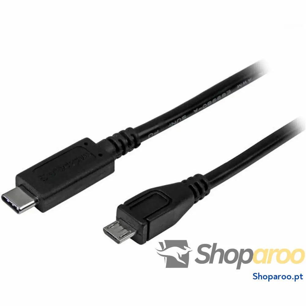 Adaptador USB C para Micro USB 2.0 Startech USB2CUB1M USB C Preto 1 m
