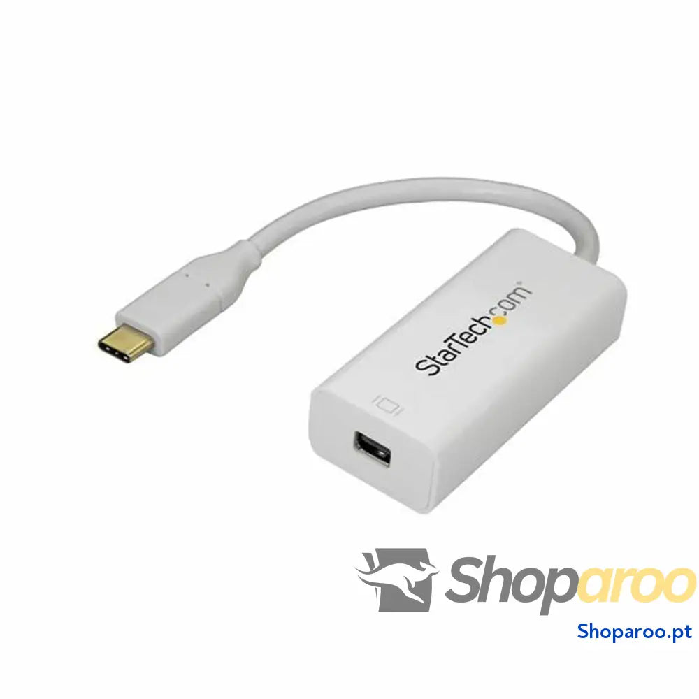 Adaptador USB C para Mini DisplayPort Startech CDP2MDP              Branco 4K Ultra HD