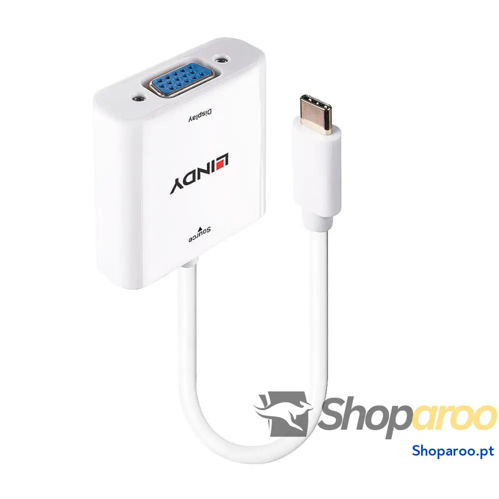 Adaptador USB C para VGA LINDY 43355