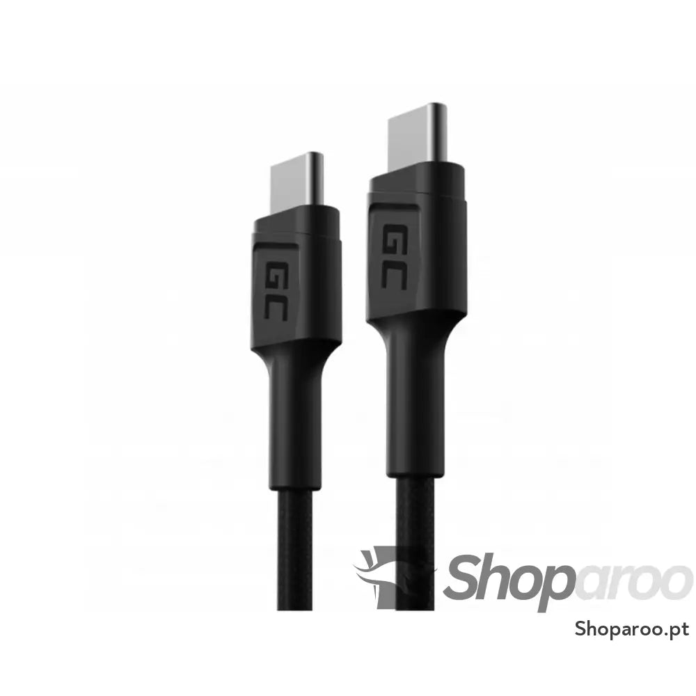 Adaptador USB para USB-C Green Cell KABGC31 Preto 30 cm