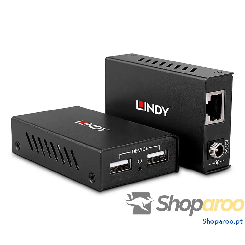 Adaptador USB para Rede RJ45 LINDY 43408 Preto