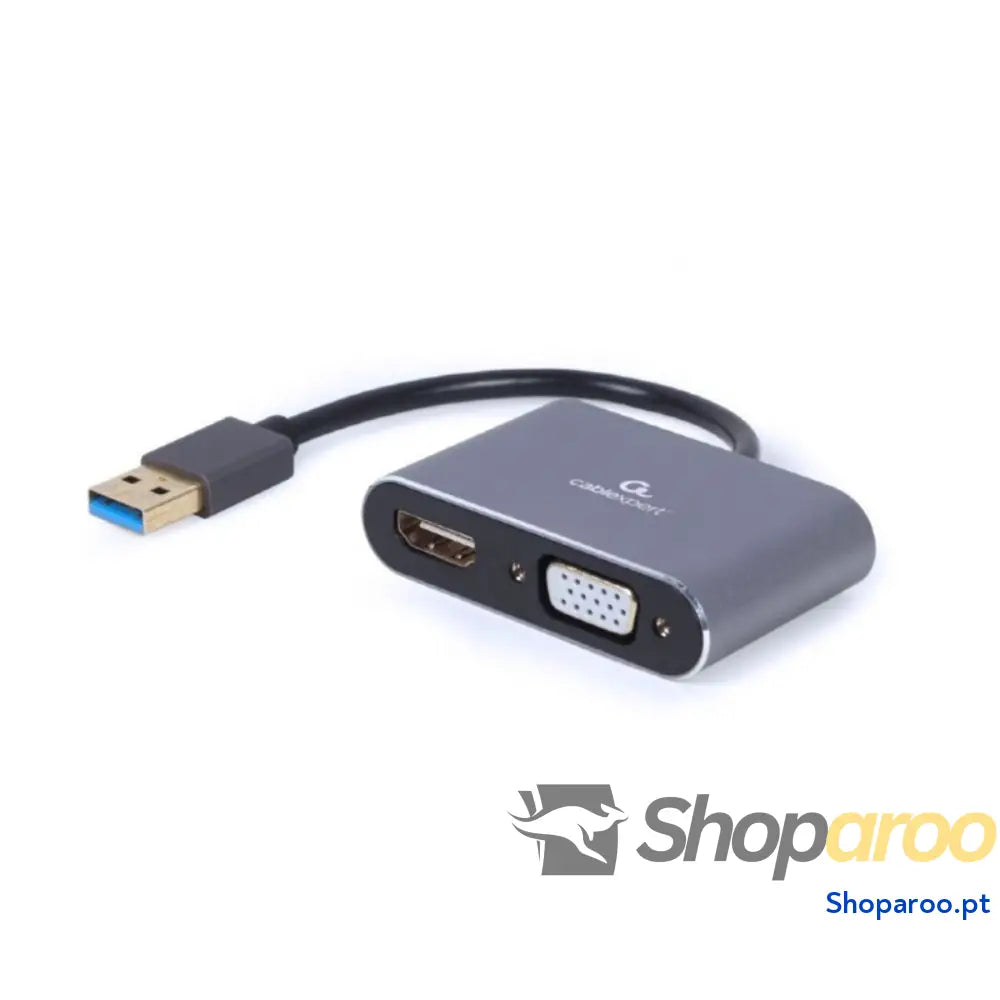 Adaptador USB para VGA/HDMI GEMBIRD  