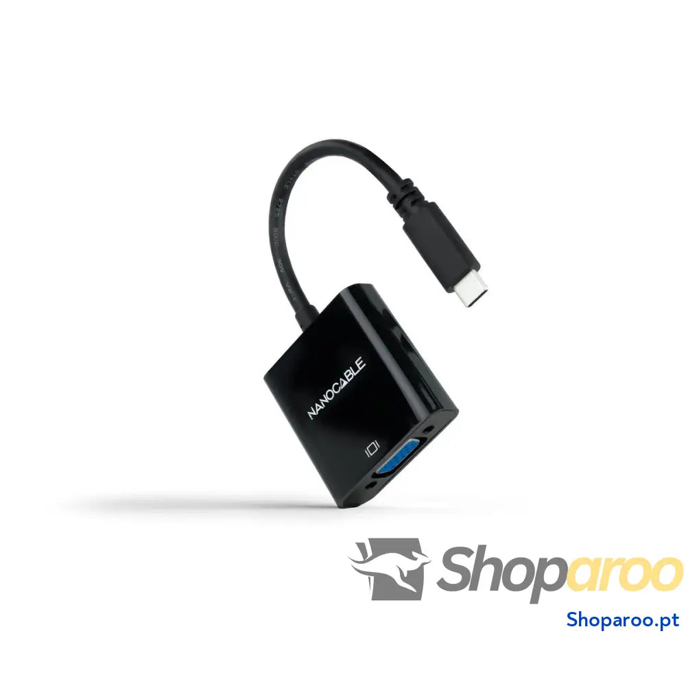 Adaptador USB para VGA NANOCABLE 10.16.4101-BK 0,1 m