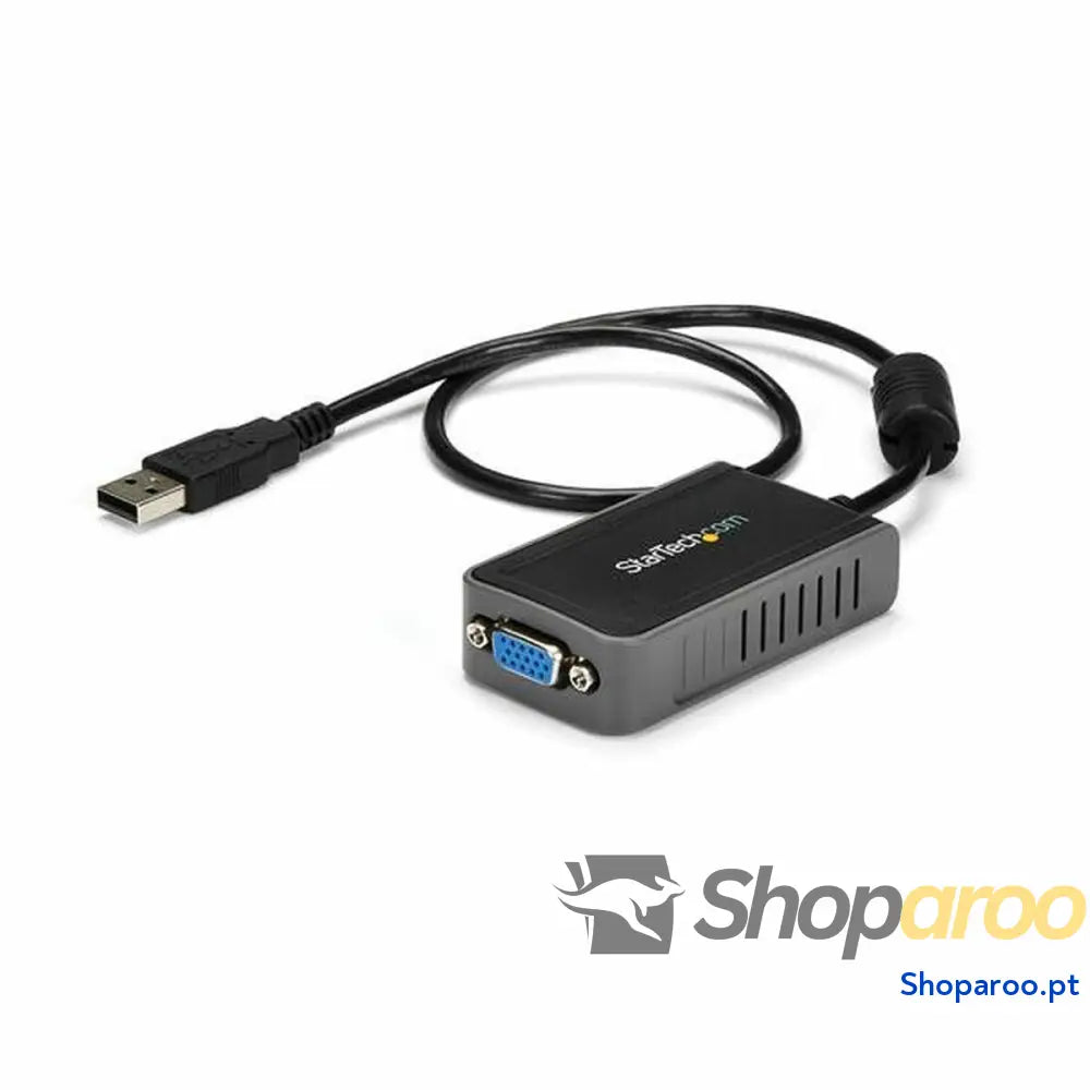Adaptador USB para VGA Startech USB2VGAE2            Preto