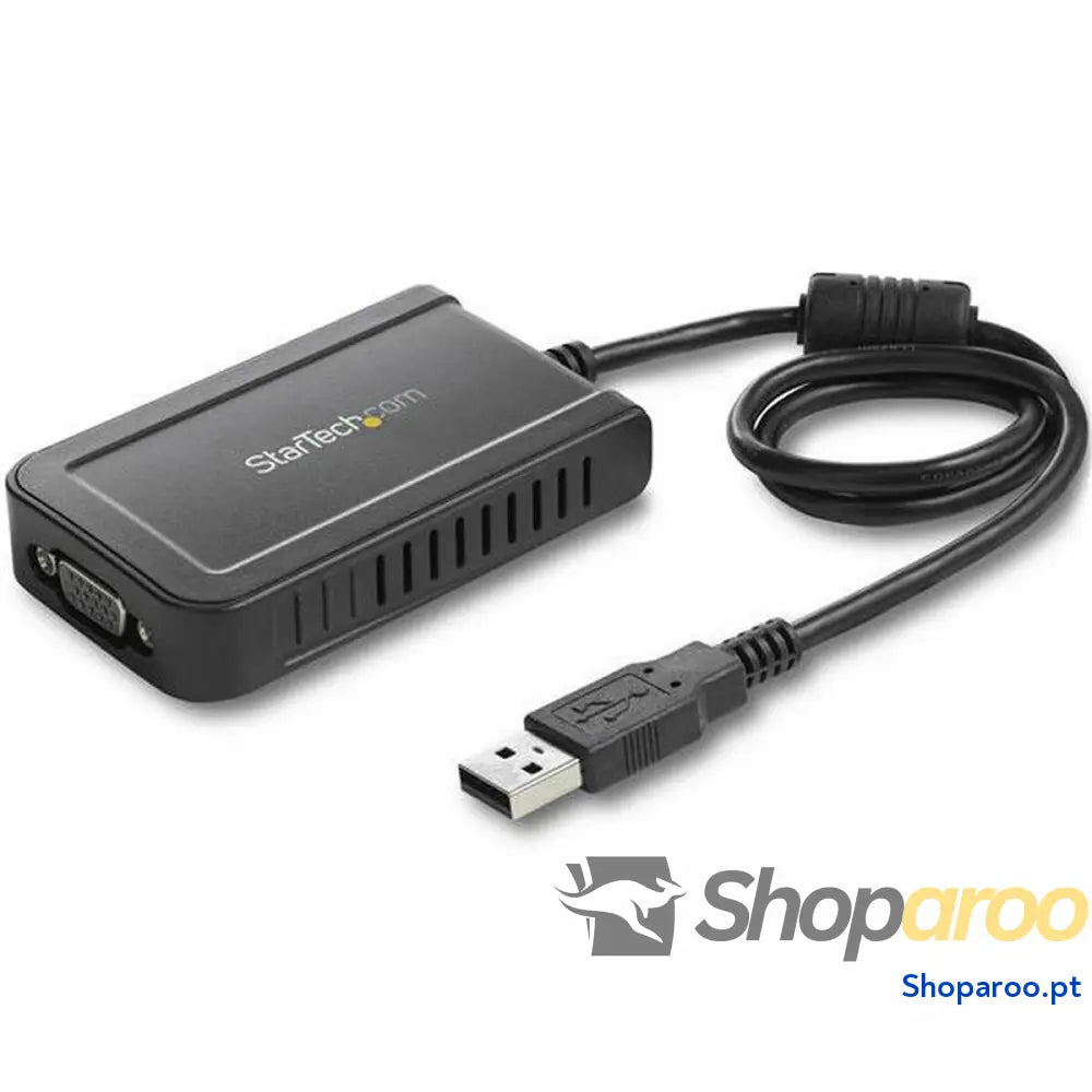 Adaptador USB para VGA Startech USB2VGAE3 Preto
