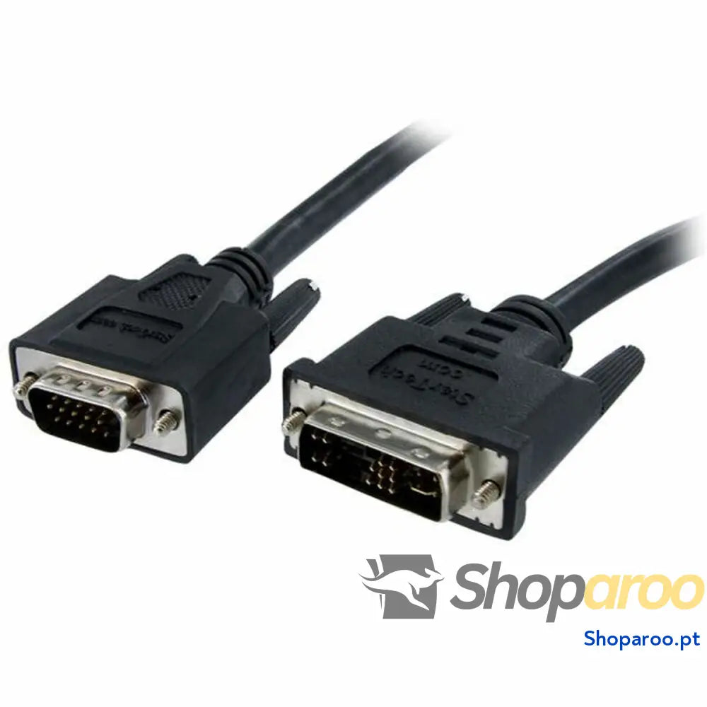Adaptador VGA para DVI Startech DVIVGAMM2M           (2 m) Preto