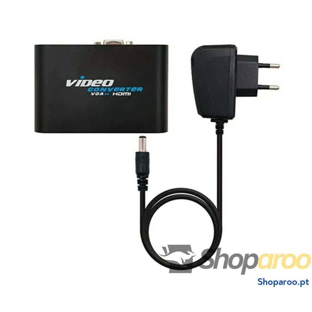 Adaptador VGA para HDMI com Áudio NANOCABLE 10.16.2101 BK