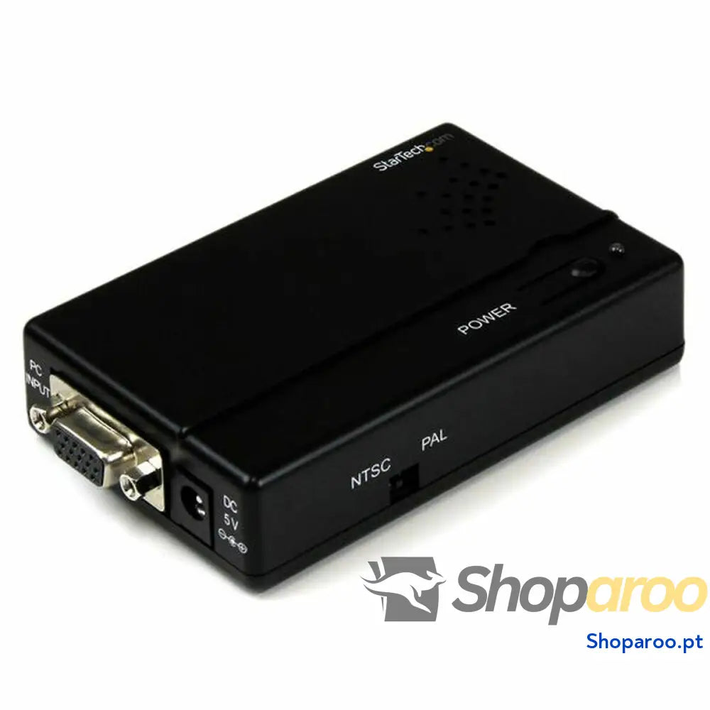 Adaptador VGA Startech VGA2VID Preto
