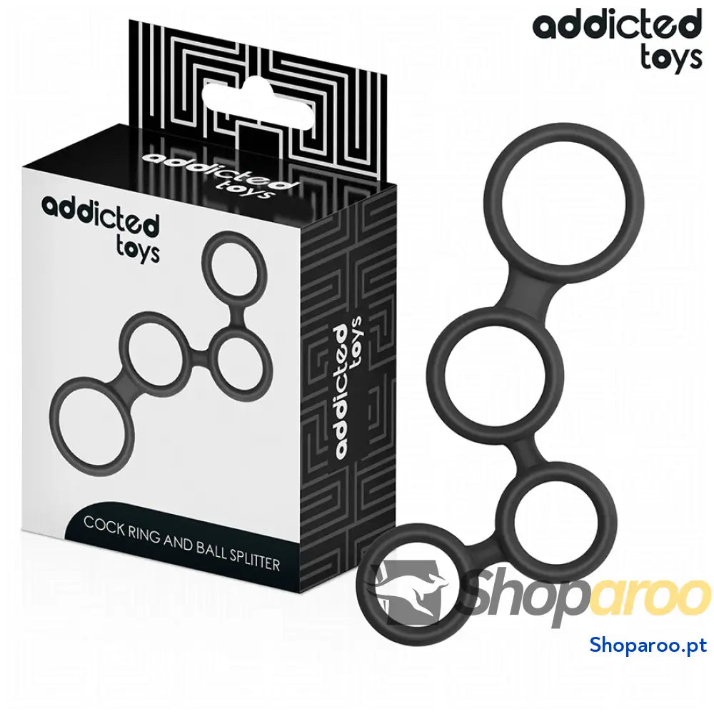 ADDICTED TOYS - ANEL PARA PÊNIS COM DIVISORES PARA TESTÍCULOS