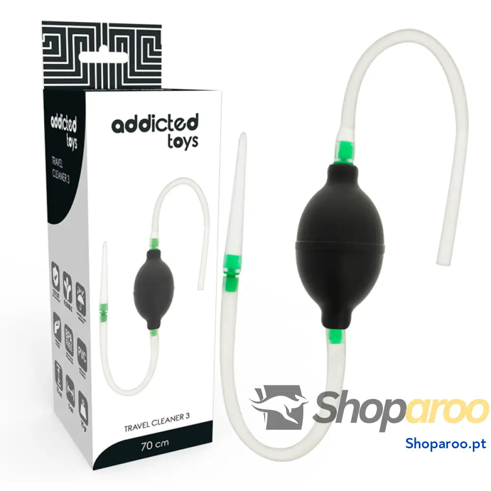 ADDICTED TOYS - CONJUNTO DE ENEMA PRETO