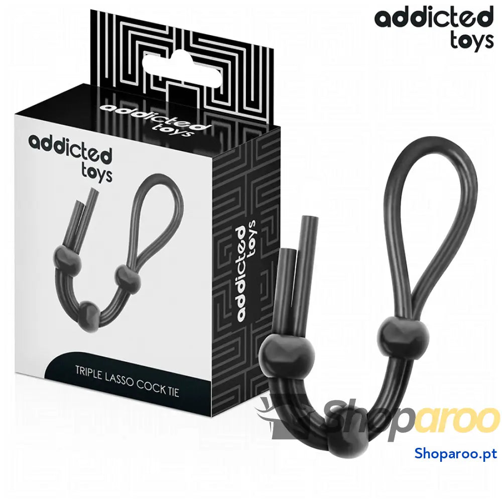 ADDICTED TOYS - CORDA DE SILICONE PARA O PÊNIS DE TRIPLO LOOP