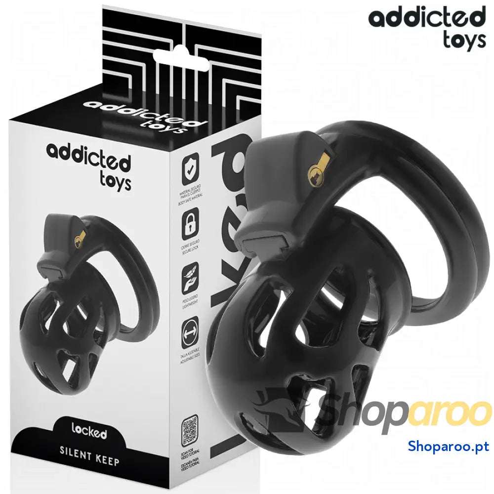 ADDICTED TOYS LOCKED - GAIOLA PARA PÊNIS SILENT KEEP 7,5 CM