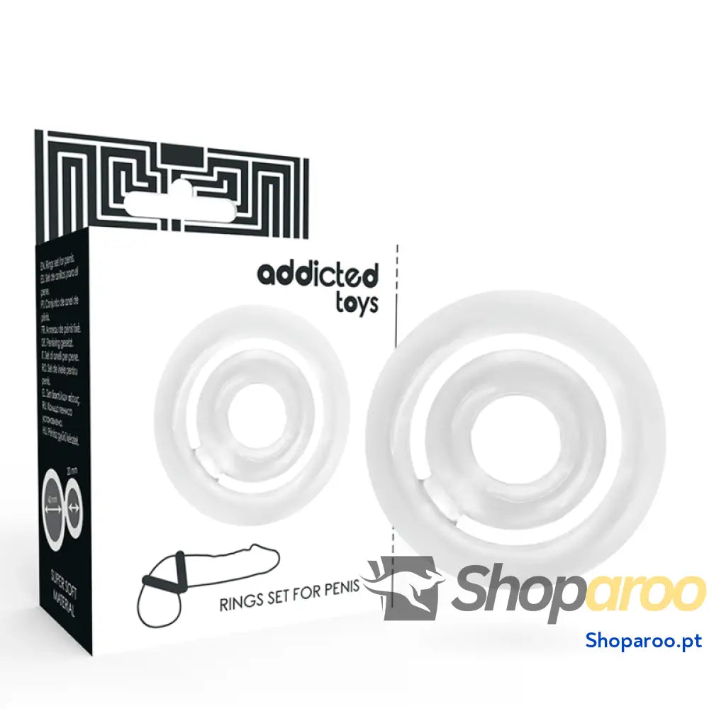 ADDICTED TOYS - POTENZ- C-RING PÊNIS TRANSPARENTE