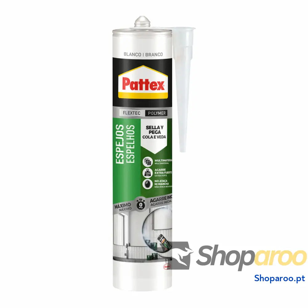 Adesivo de montagem Pattex 2899208 280 ml Espelhos Branco