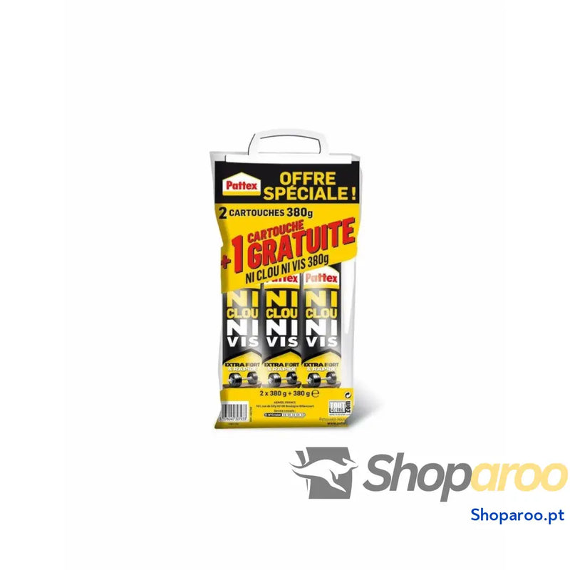 Adesivo de montagem Pattex 380 g x 2