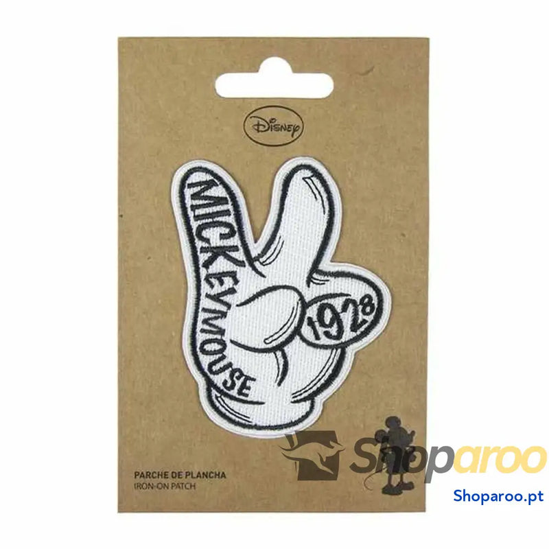Adesivo Mickey Mouse Branco 9,5 x 14,5 cm
