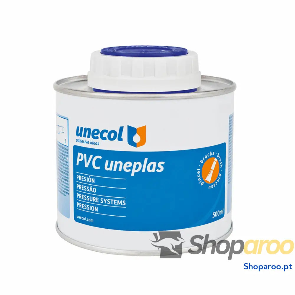 Adesivo para tubos de PVC Unecol Uneplas A2041 Pincel 500 ml