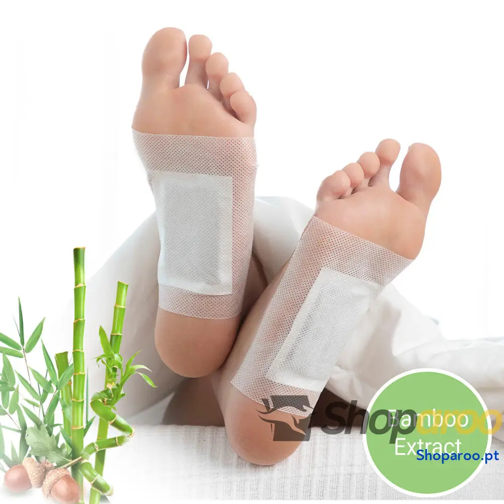 Adesivos Desintoxicantes para Pés Bamboo InnovaGoods 10 Unidades