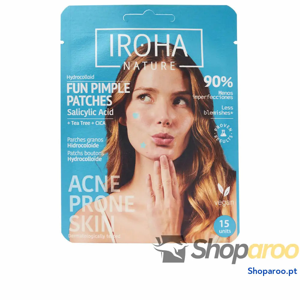 Adesivos faciais Iroha FUN SOS GRANOS 15 Unidades