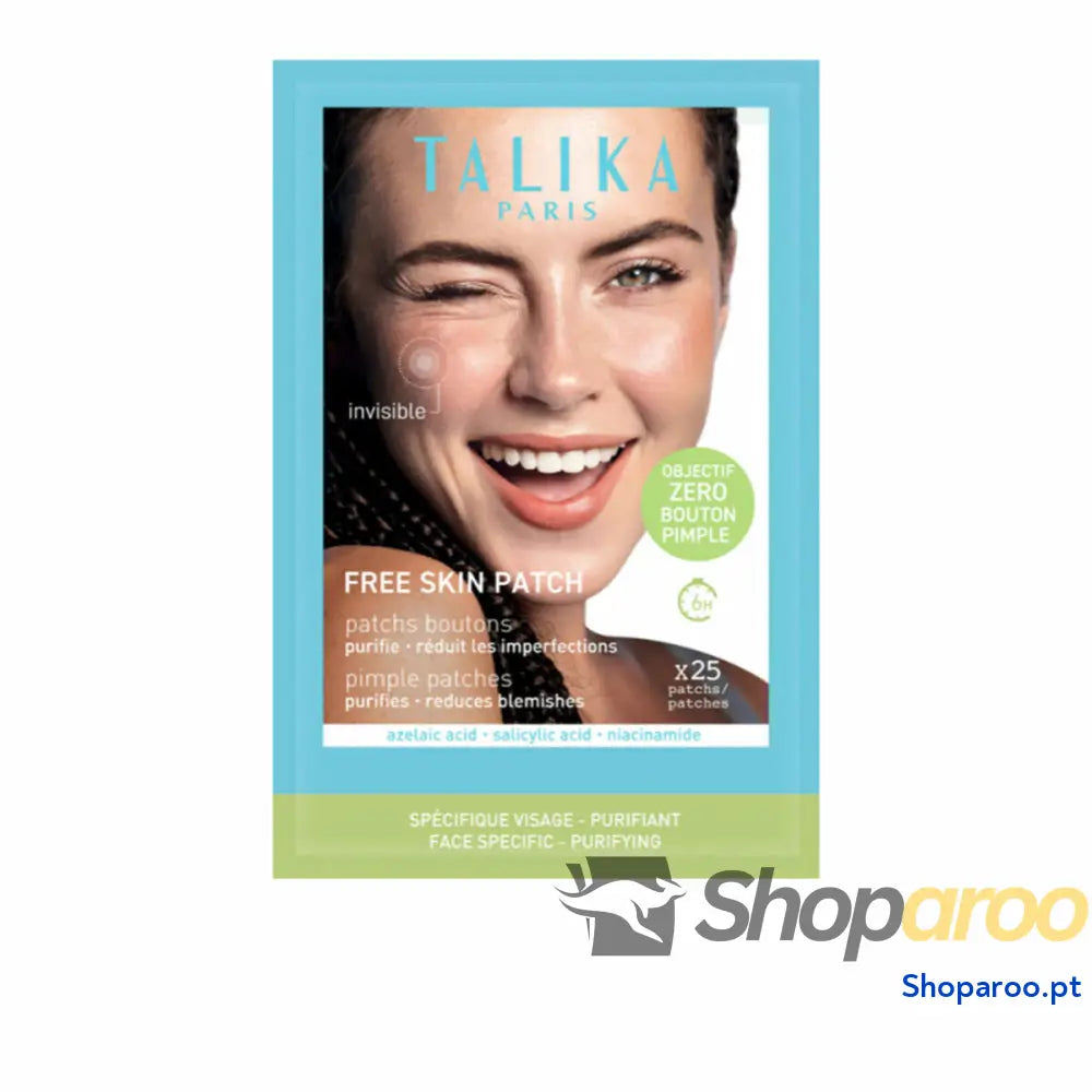 Adesivos faciais Talika Free Skin Anti pontos negros 25 Unidades