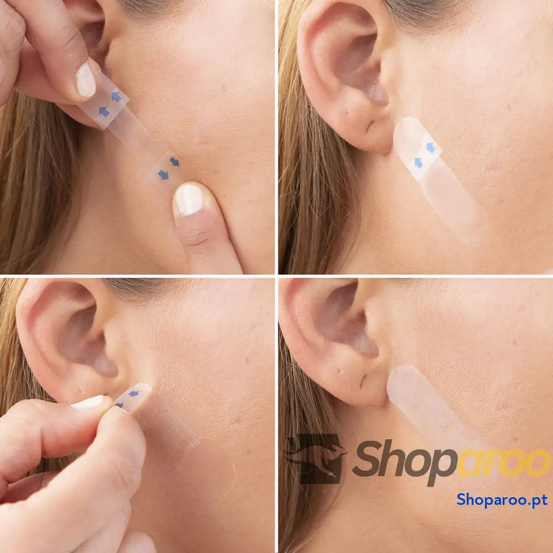 Adesivos Invisíveis de Lifting Facial Liftrik InnovaGoods 40 Unidades
