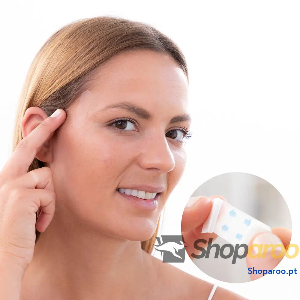 Adesivos Invisíveis de Lifting Facial Liftrik InnovaGoods 40 Unidades