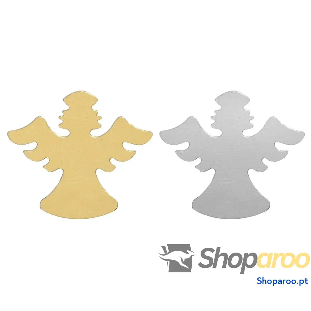 Adorno Natalício DKD Home Decor Anjo (2 Unidades)