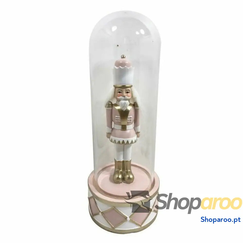 Adorno Natalício DKD Home Decor Cristal Resina Quebra Nozes (10 x 10 26 cm) (2 Unidades)