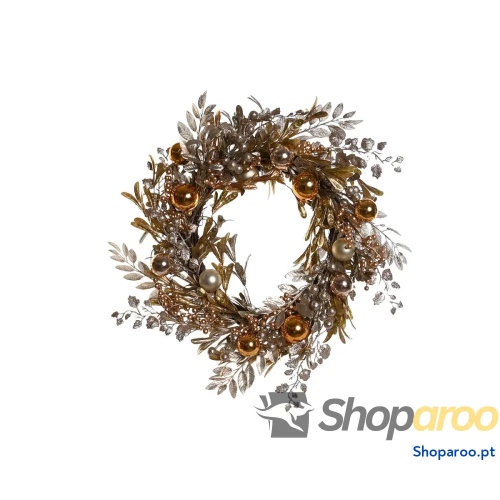 Adorno Natalício DKD Home Decor Dourado 65 x 10 cm