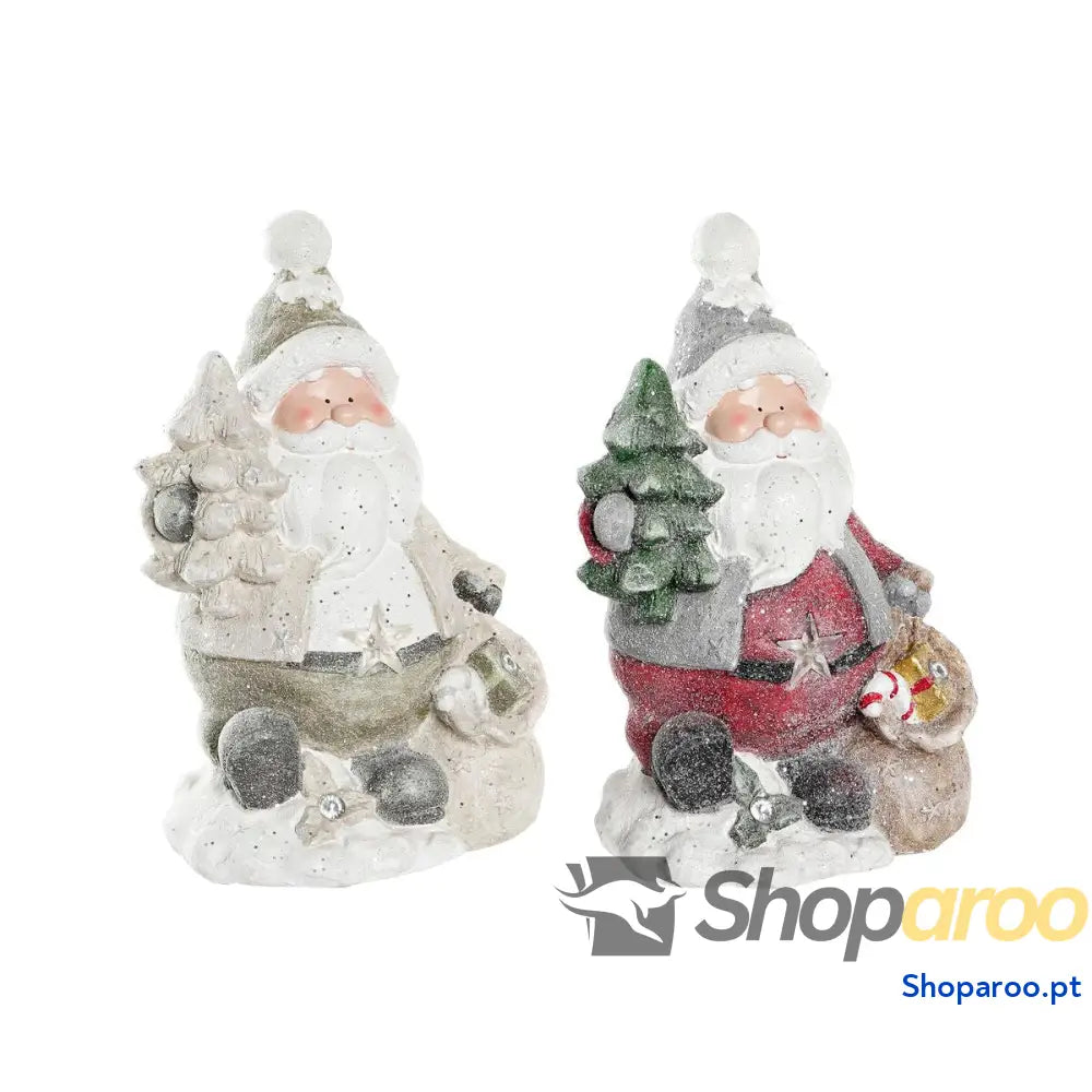 Adorno Natalício DKD Home Decor Pai Natal Magnésio (27 x 20 43 cm) (2 Unidades)