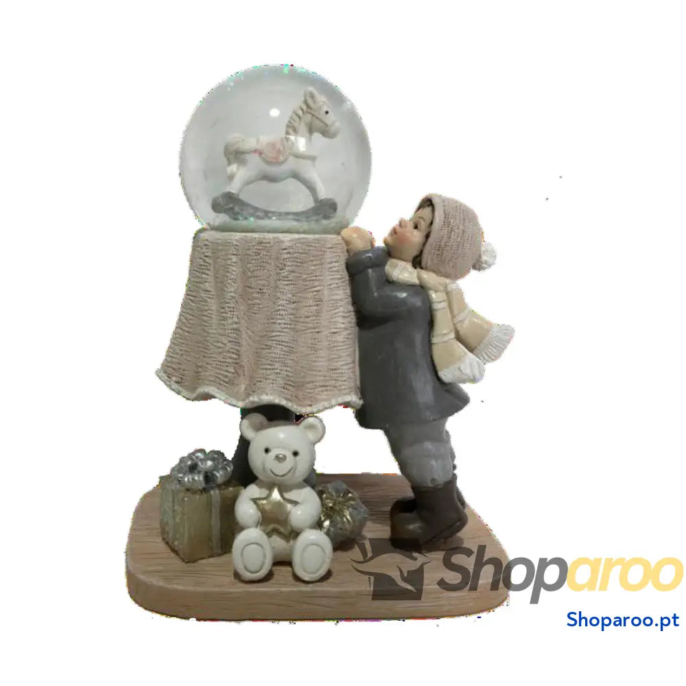 Adorno Natalício DKD Home Decor Resina (12,5 x 9,5 16 cm) (2 Unidades)
