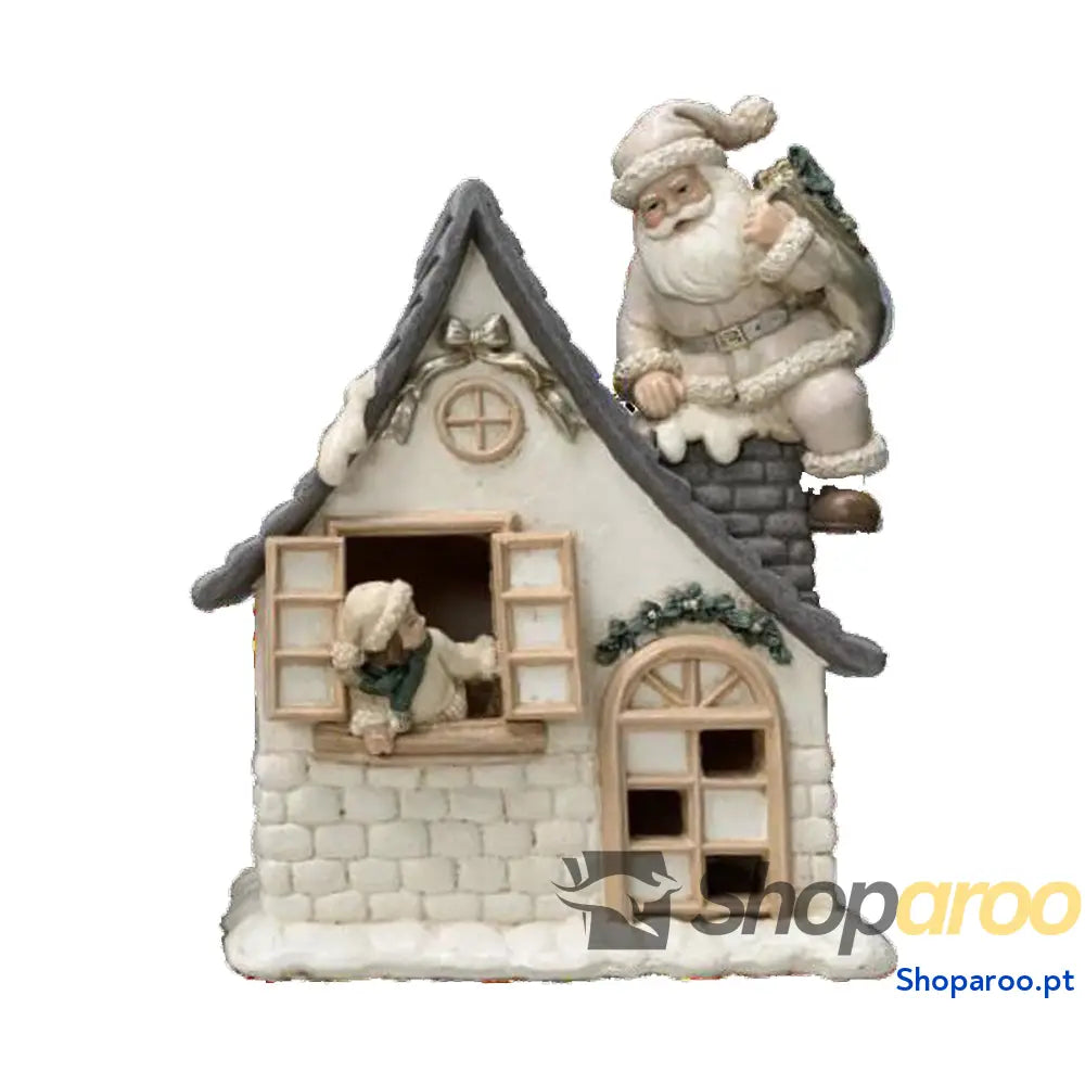 Adorno Natalício DKD Home Decor Resina (16 x 8 18,5 cm) (2 Unidades)