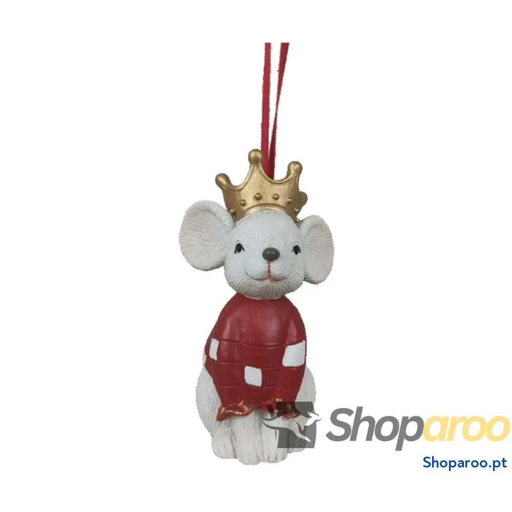 Adorno Natalício DKD Home Decor Resina animais (4,5 x 4 7 cm) (6 Unidades)