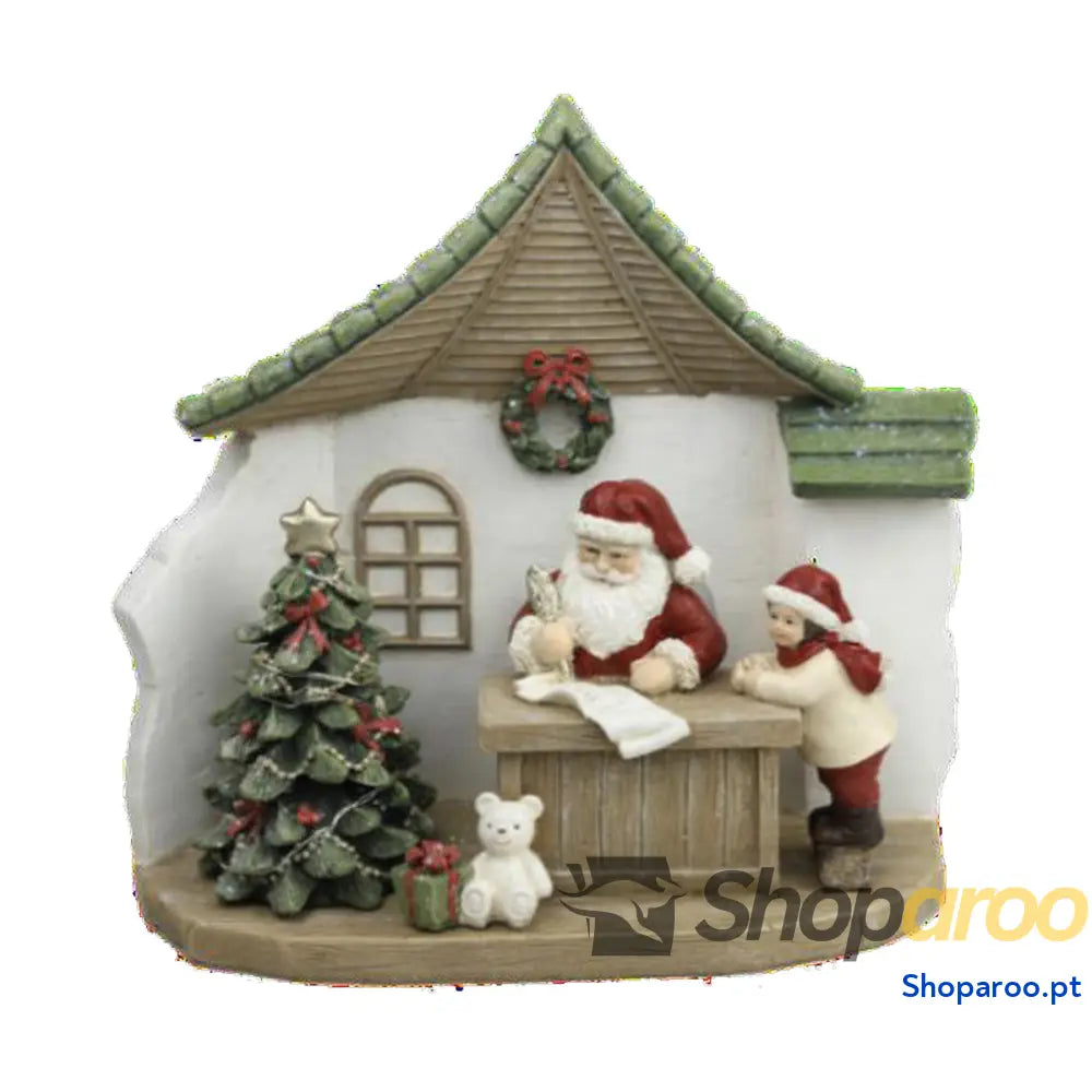 Adorno Natalício DKD Home Decor Resina Pai Natal (19 x 9,5 18 cm) (2 Unidades)