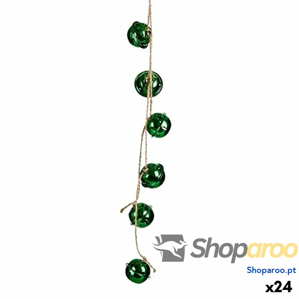 Adorno Natalício Krist + 00547 2 Verde Plástico Cascavel 58 x 3 cm (24 Unidades)