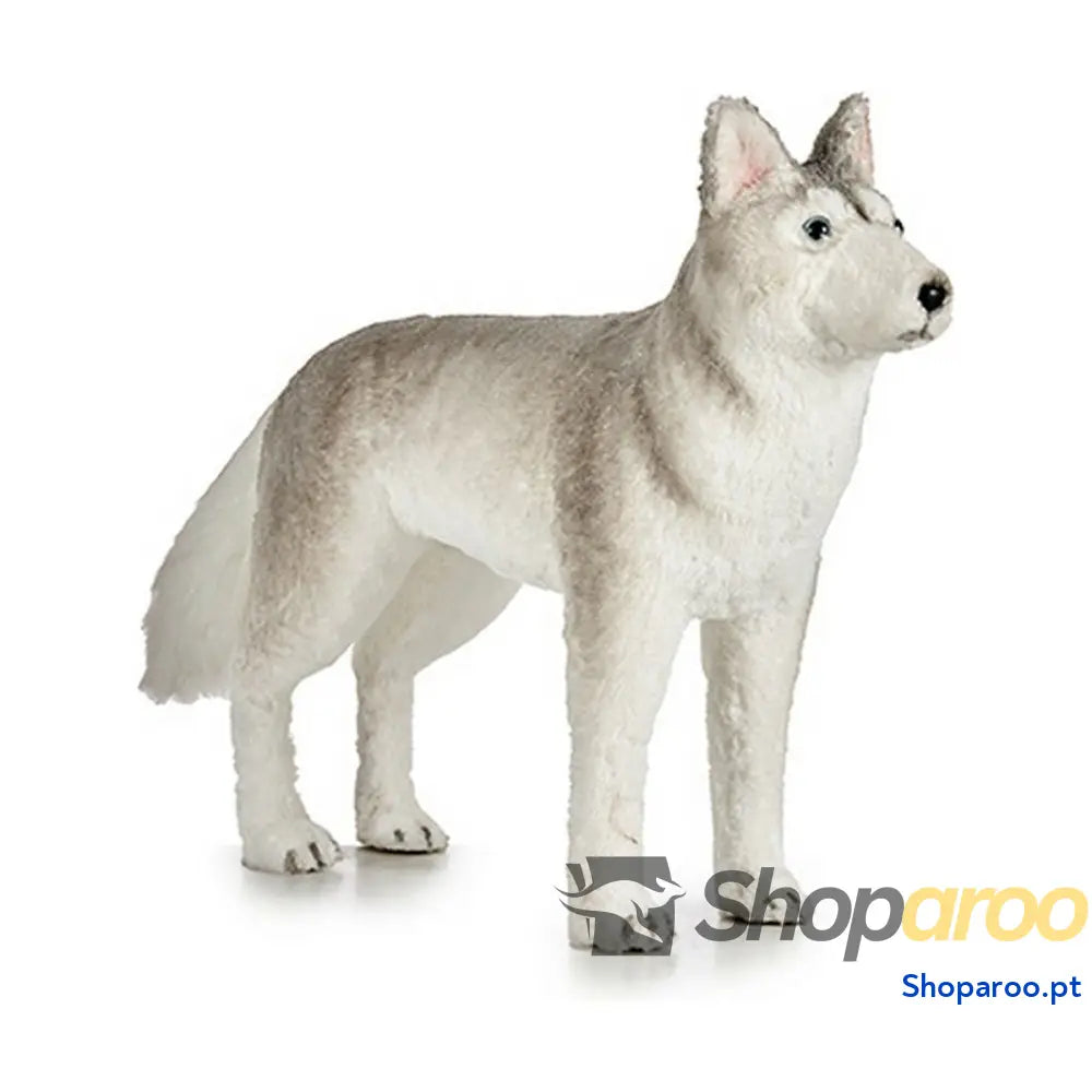Adorno Natalício Krist + 67522919 1 Branco Cinzento Cão Natal 87 cm 18 x 59 78