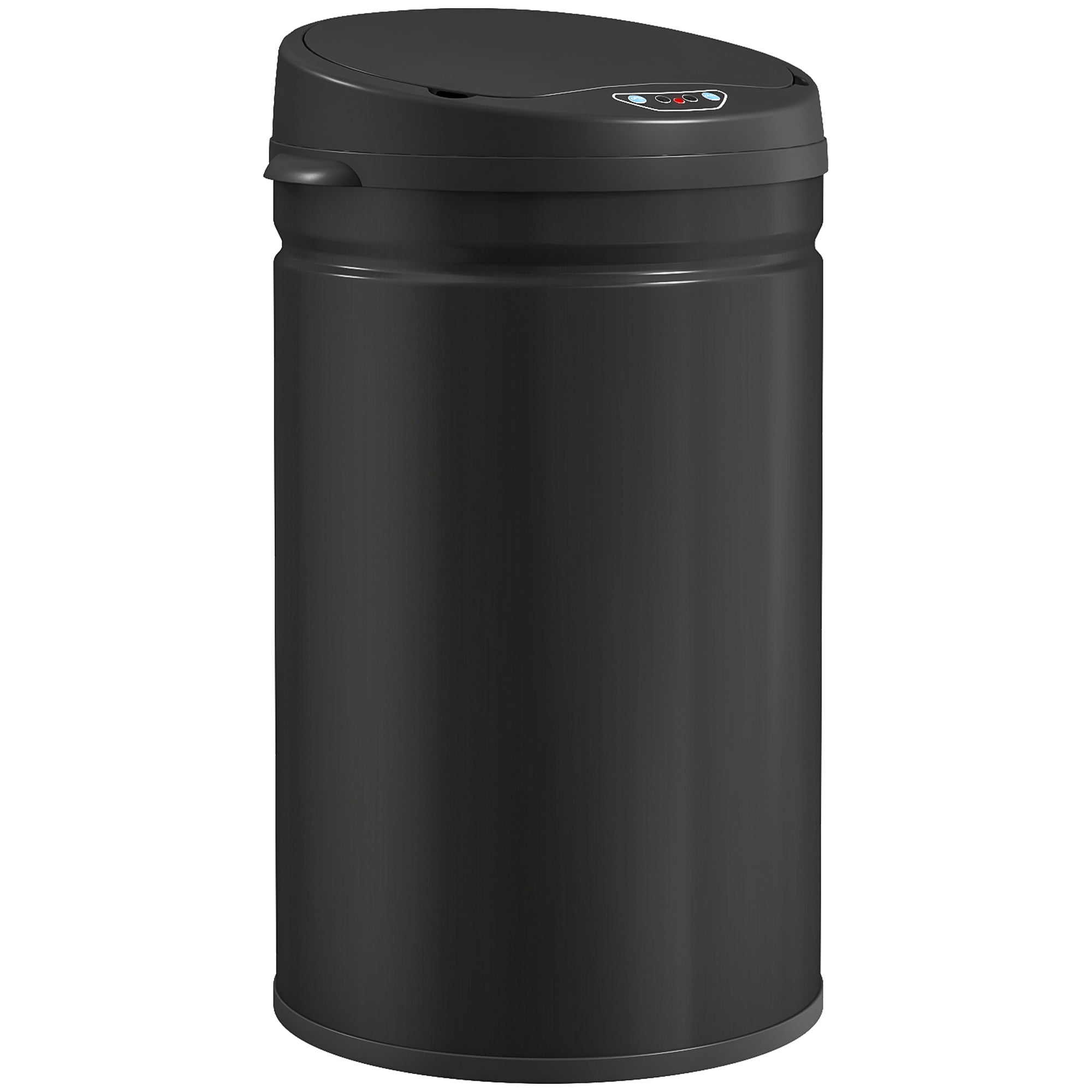 Balde de lixo de cozinha automático 30L inox sensor preto