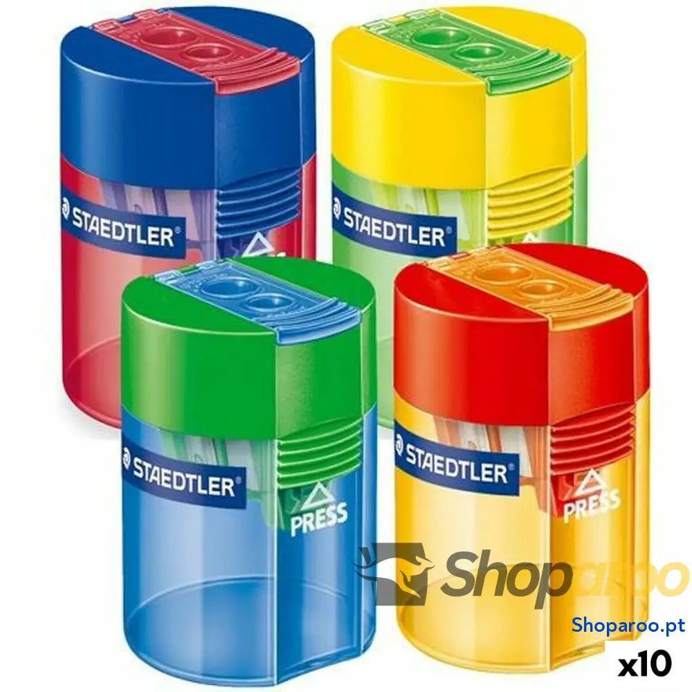 Afia-lápis Staedtler Multicolor Com depósito Plástico (10 Unidades)