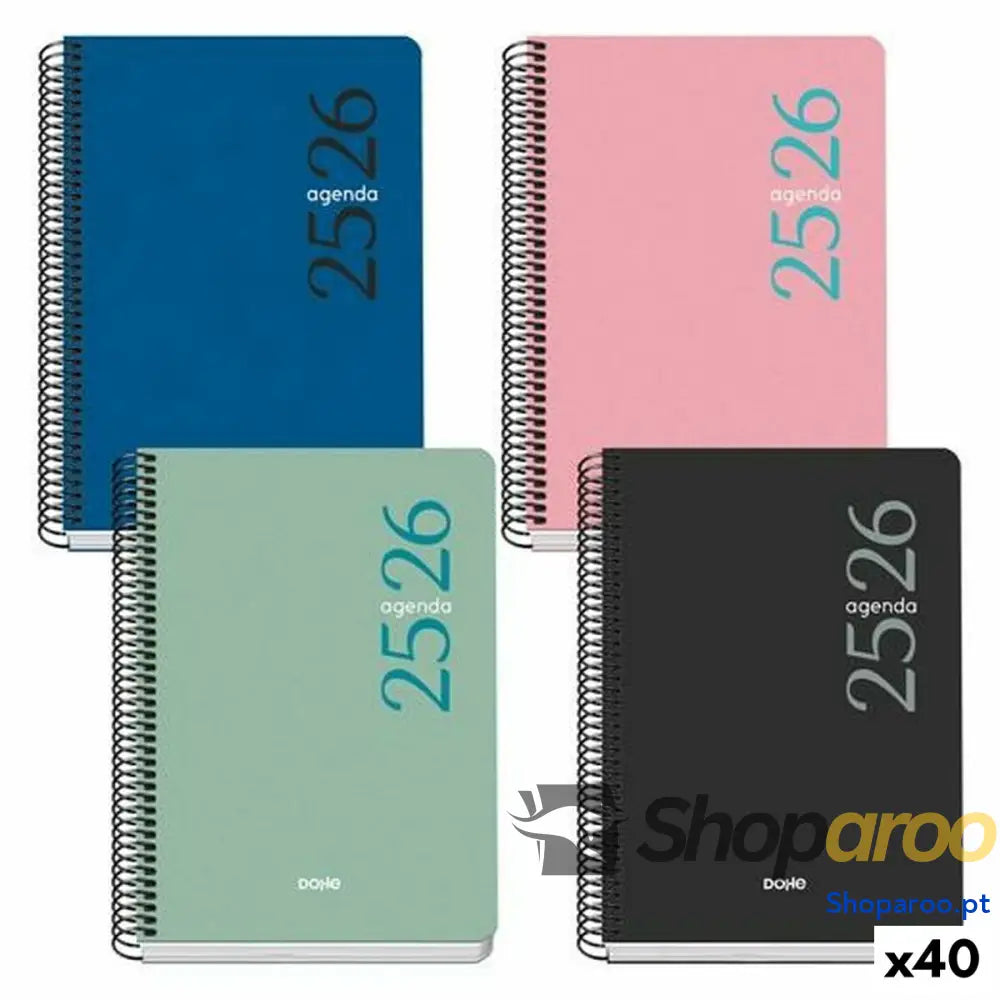 Agenda DOHE ESENCIAL A5 150 x 210 mm 2025-2026 (40 Unidades)