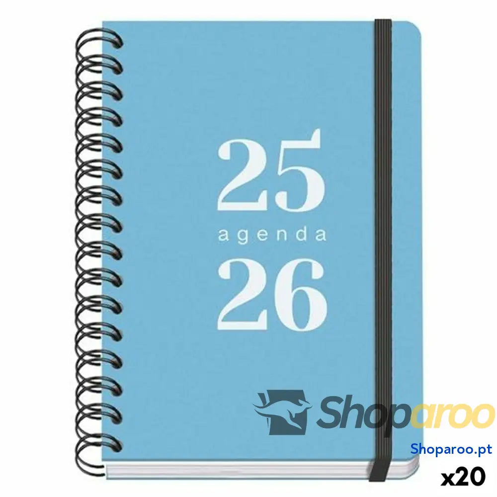Agenda DOHE GRAMMAR Azul A5 150 x 210 mm 2025-2026 (20 Unidades)