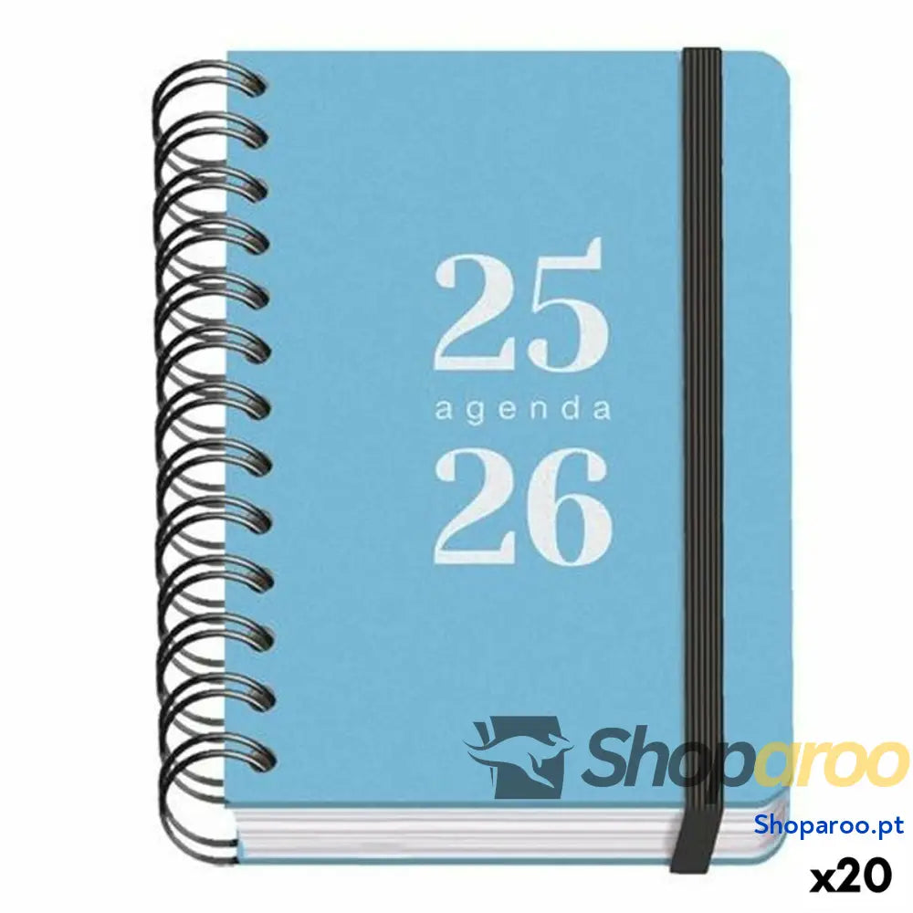 Agenda DOHE GRAMMAR Azul A6 120 x 170 mm 2025-2026 (20 Unidades)