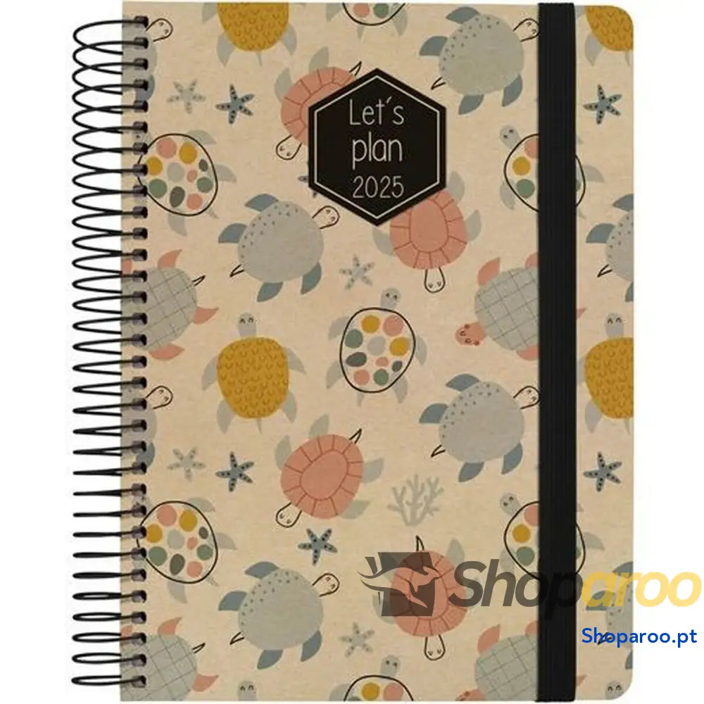 Agenda Grafoplas Nature Design A5 14,8 x 21 cm Tartaruga 2025