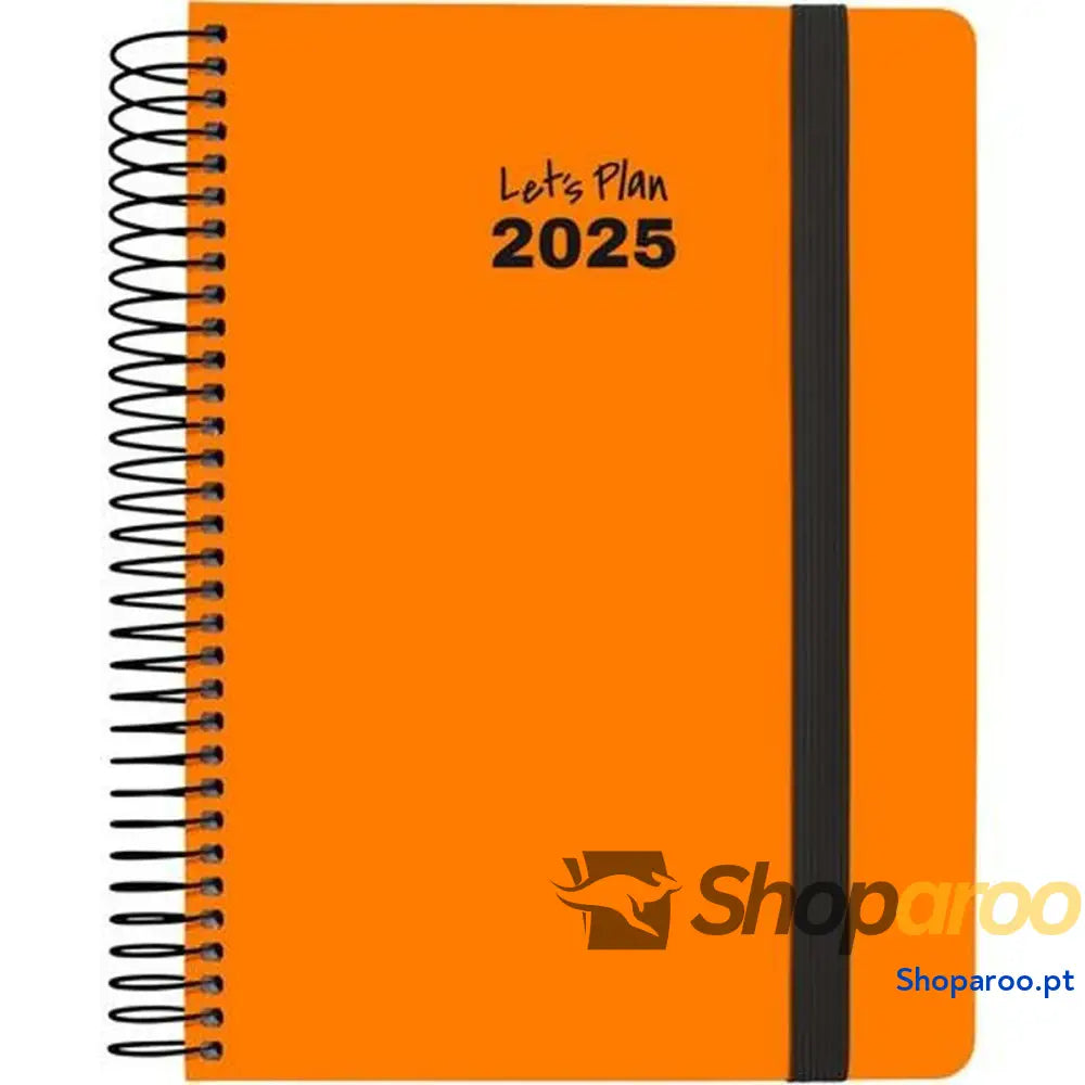 Agenda Grafoplas NEON Laranja A5 14,8 x 21 cm 2025